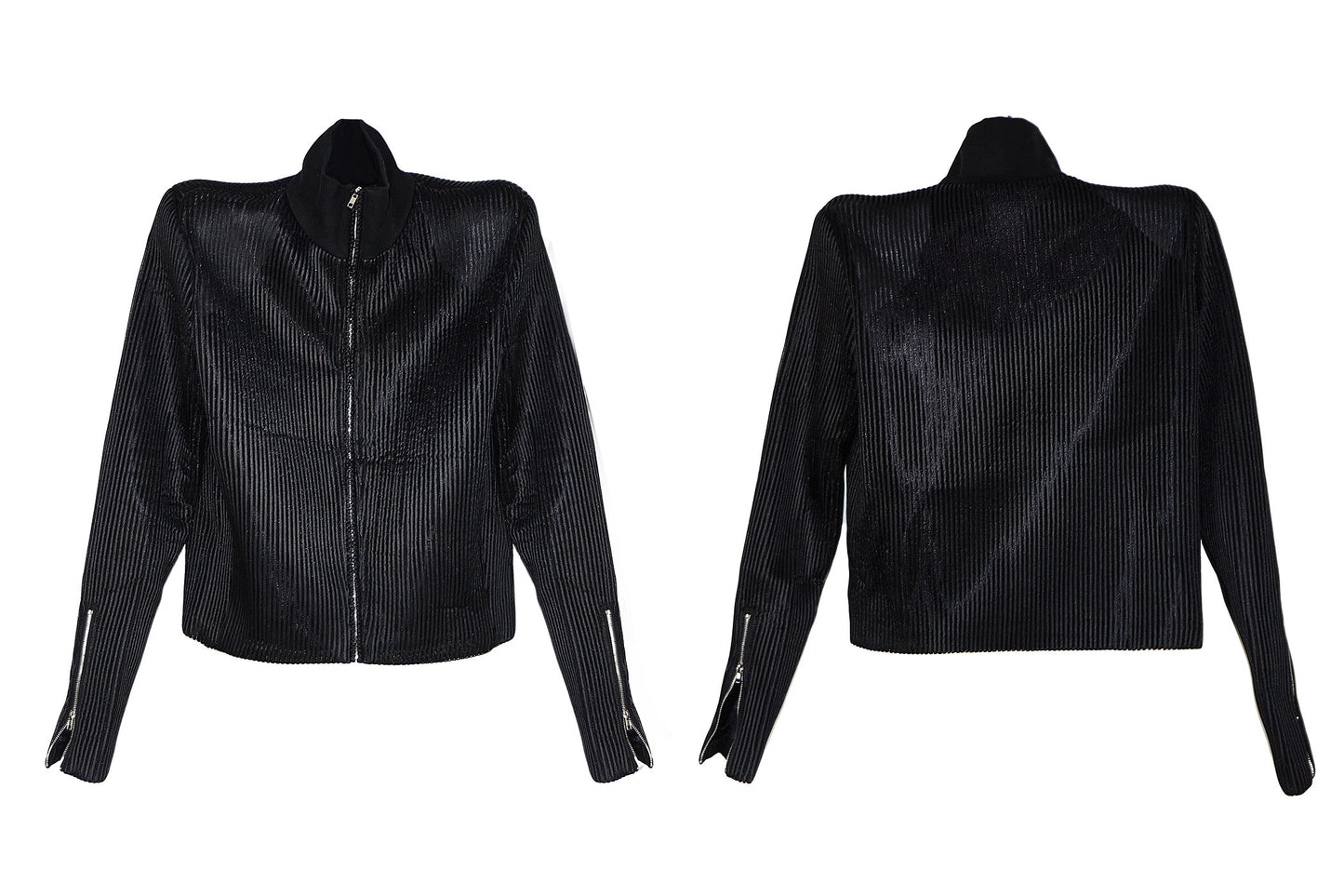 Pit strip hump shoulder jacket