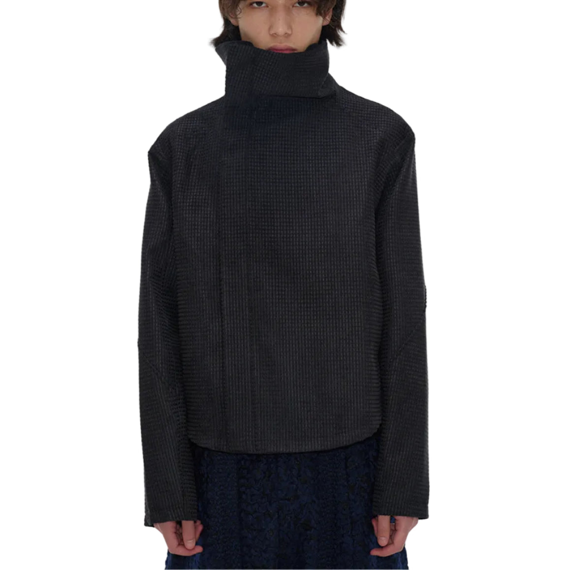 Jacquard cropped jacket