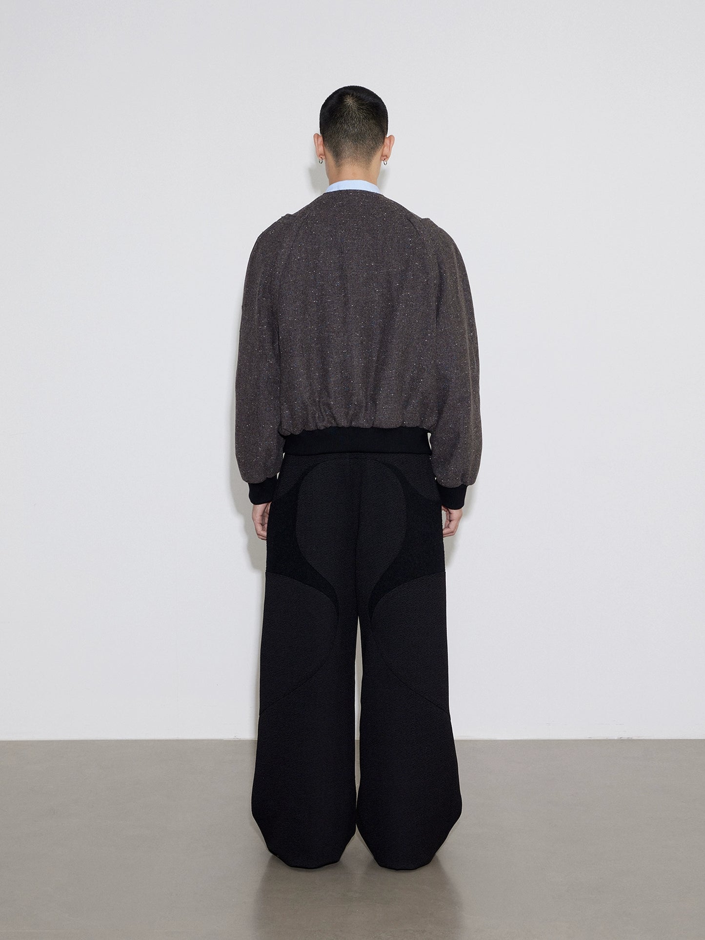 Wool Two-Piece Disassembled Vest Jacket