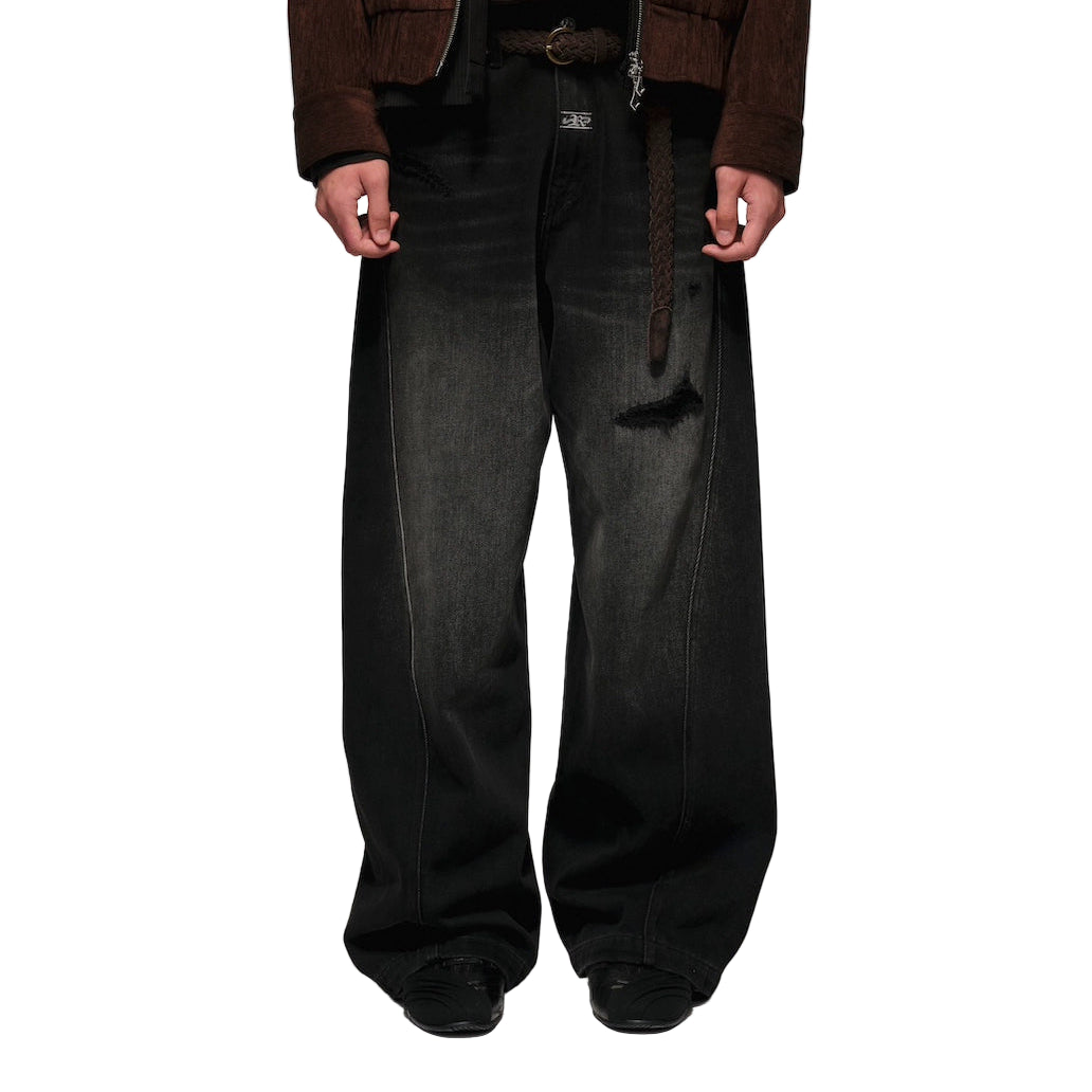 Twisted  Black Vintage Jeans