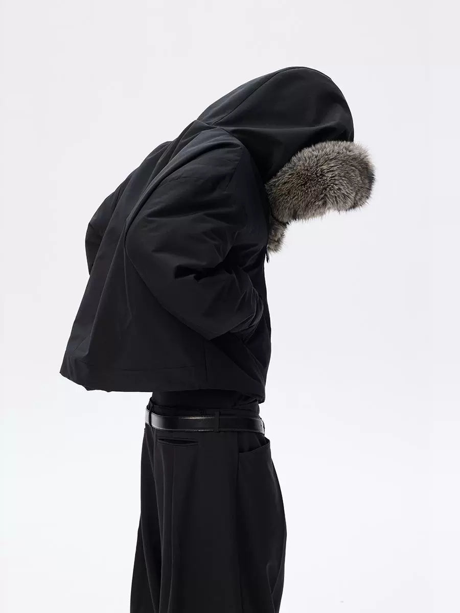 Fox Fur Zip Jacket
