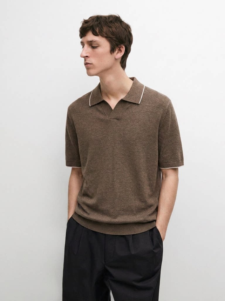 Linen Polo Shirt