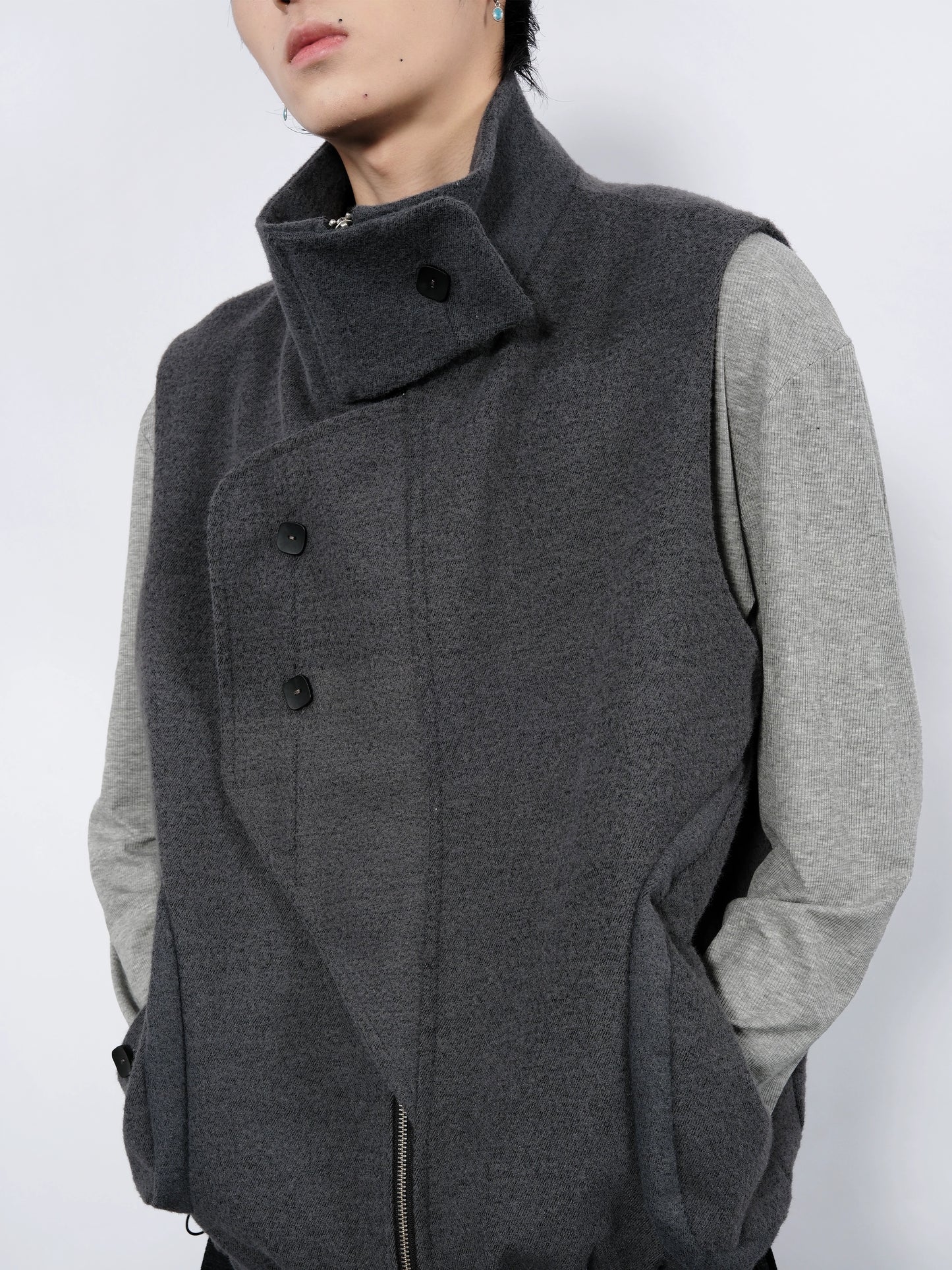 Twill Structure Thick Vest
