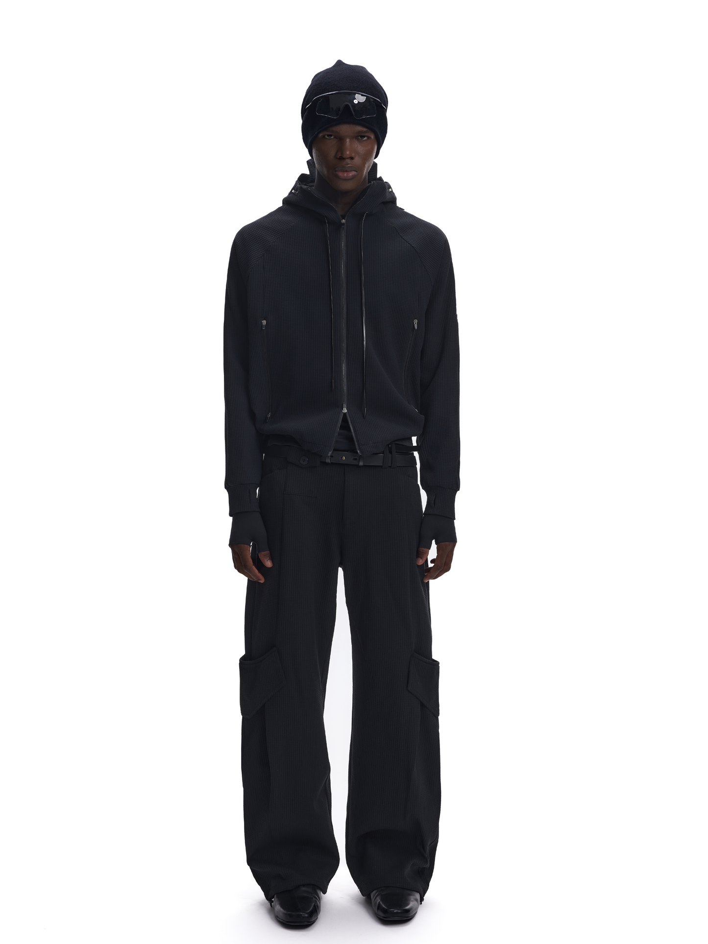 Waffle Windproof Sweatshirt