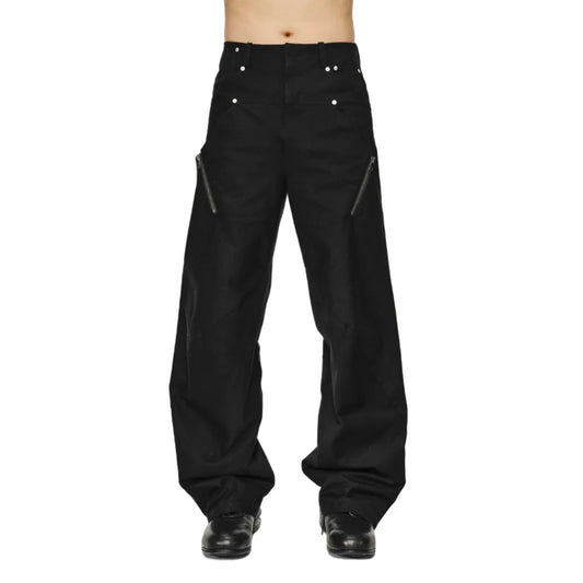 "Maestro" 3D spiral cut curved pants