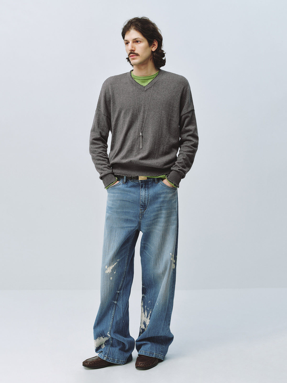 Paint Splatter Jeans