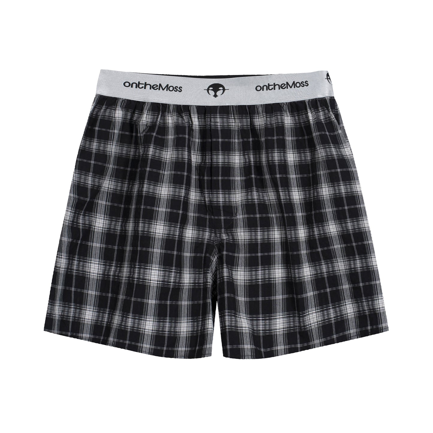 Checked boxer shorts