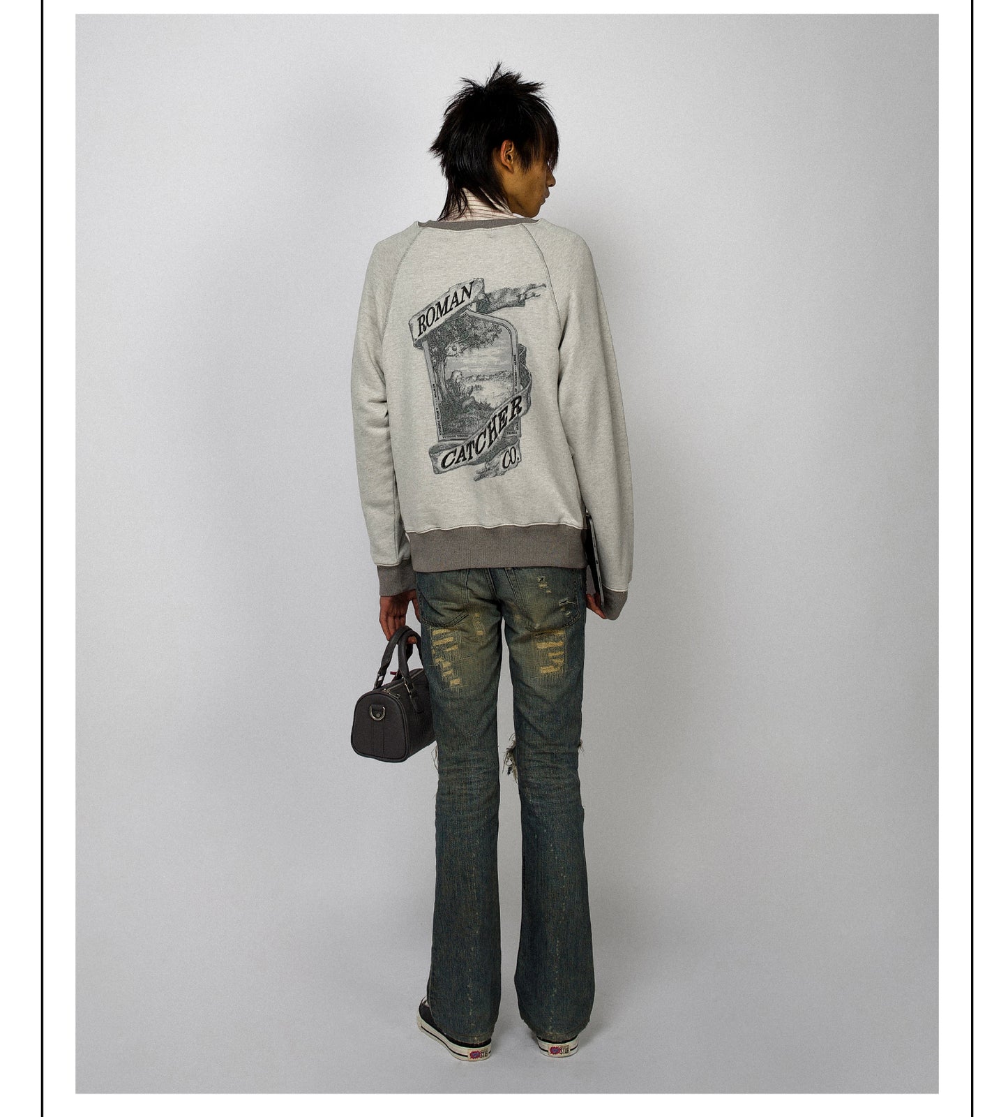 Roman Cather Youth Jobs grainy wash sweatshirt