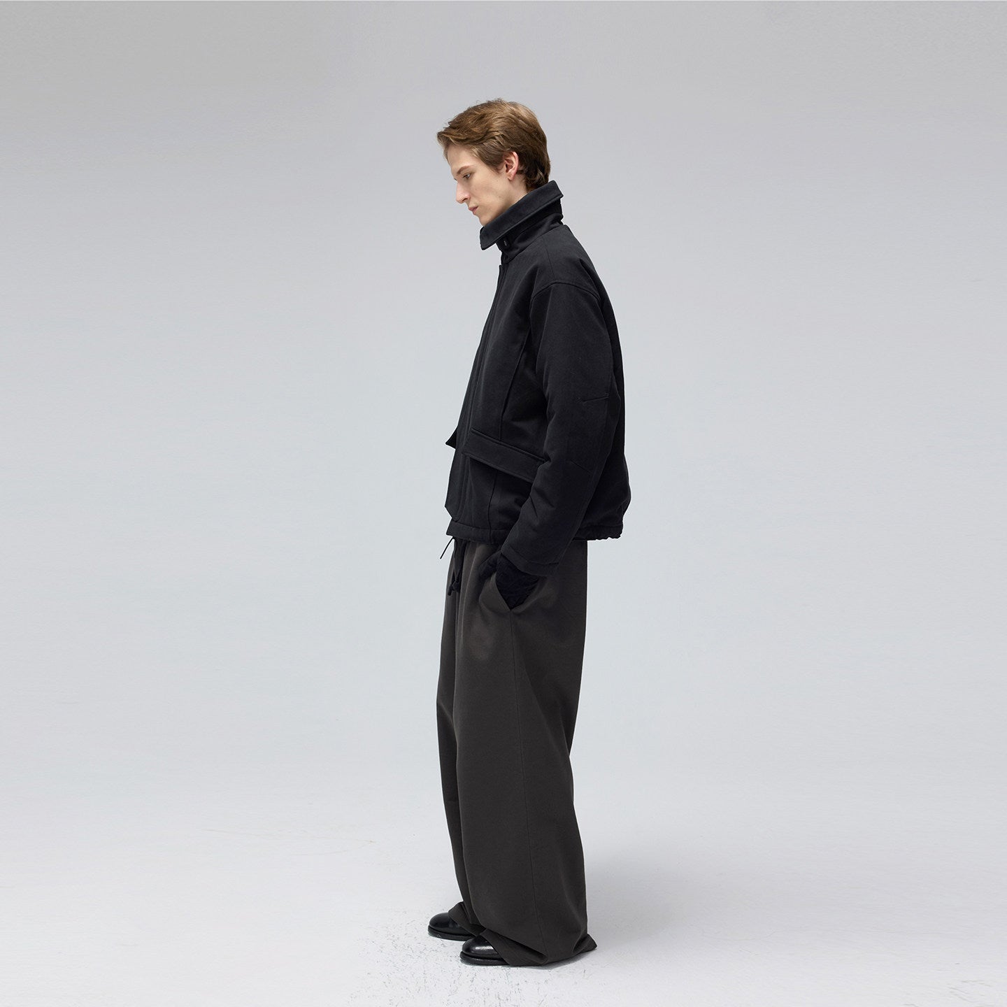 Zipper padded jacket