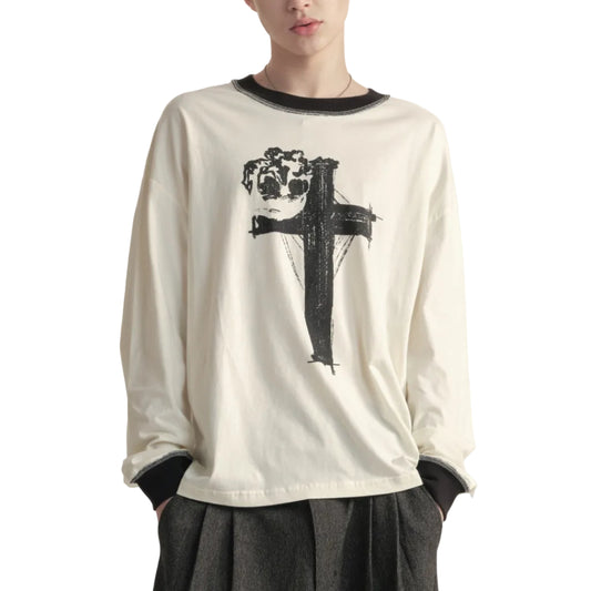 Skull Cross Long Sleeve T-shirt
