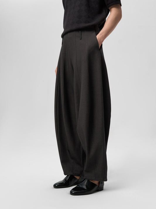 Split Straight Suit Trouser