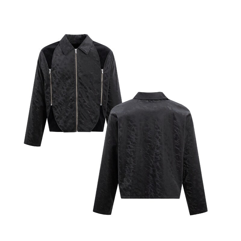 Three-Zip Patchwork Jacket "White Mist" Special Edition