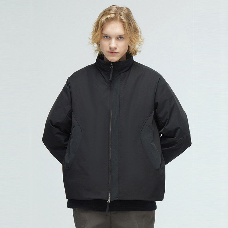 Stitched duck down jacket