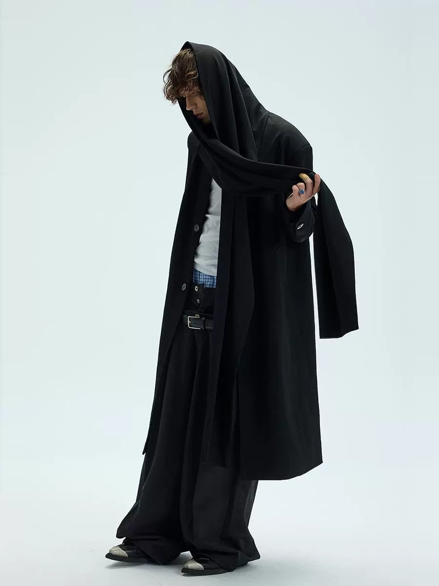 Scarf Docking Long Coat