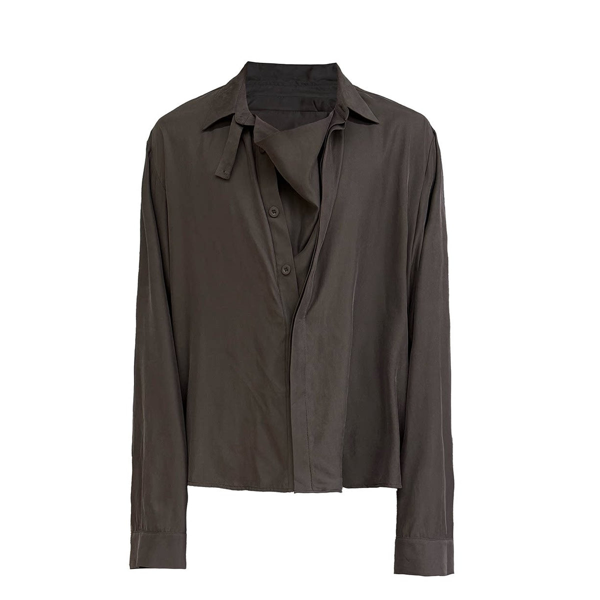 Copper ammonia long-sleeve shirt