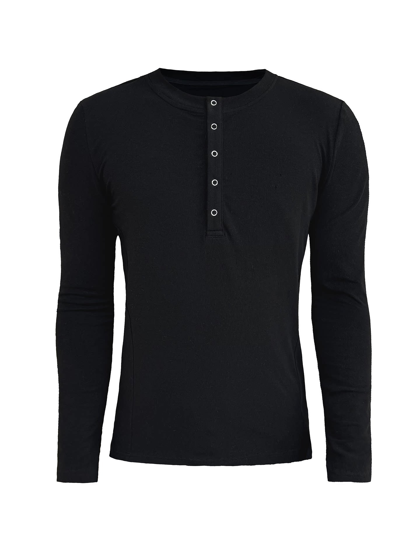 "Strength" Henry Collar Long Sleeve