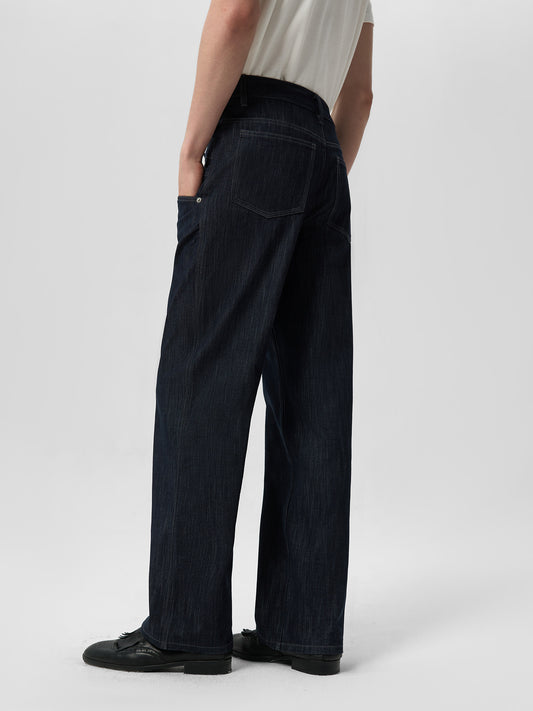 Double Waisted Denim Jeans