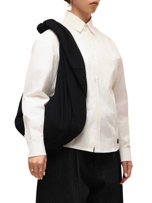 Pleated Hobo Bag
