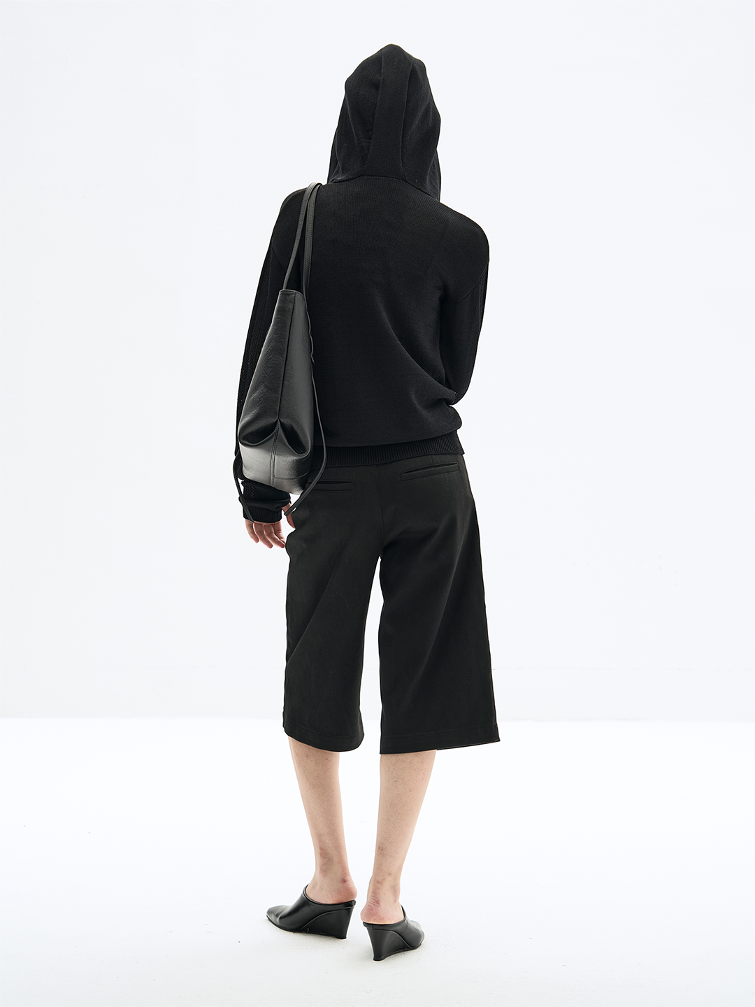 Cut out Prayer Zip Up Hoodie