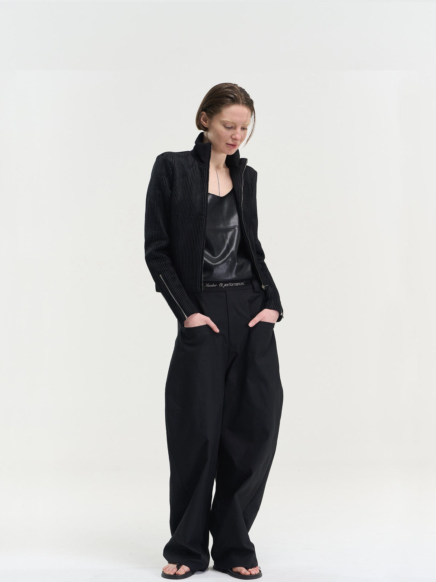 Pit strip hump shoulder jacket