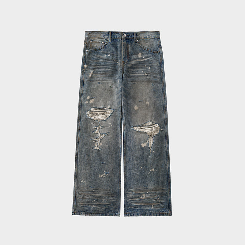 Okayama craftsmen mud-dyed jeans
