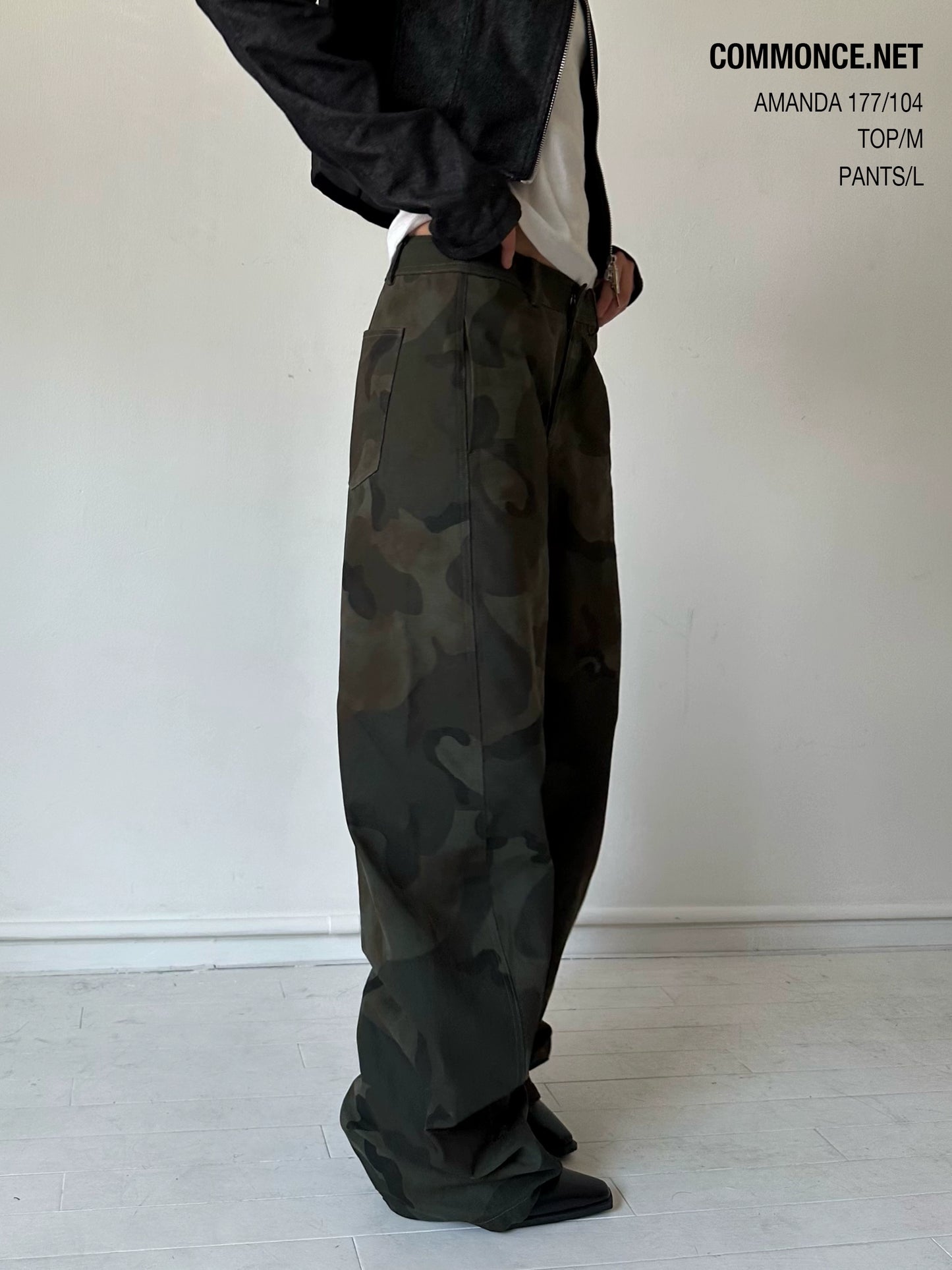 Camouflage Printed Scimitar Pants