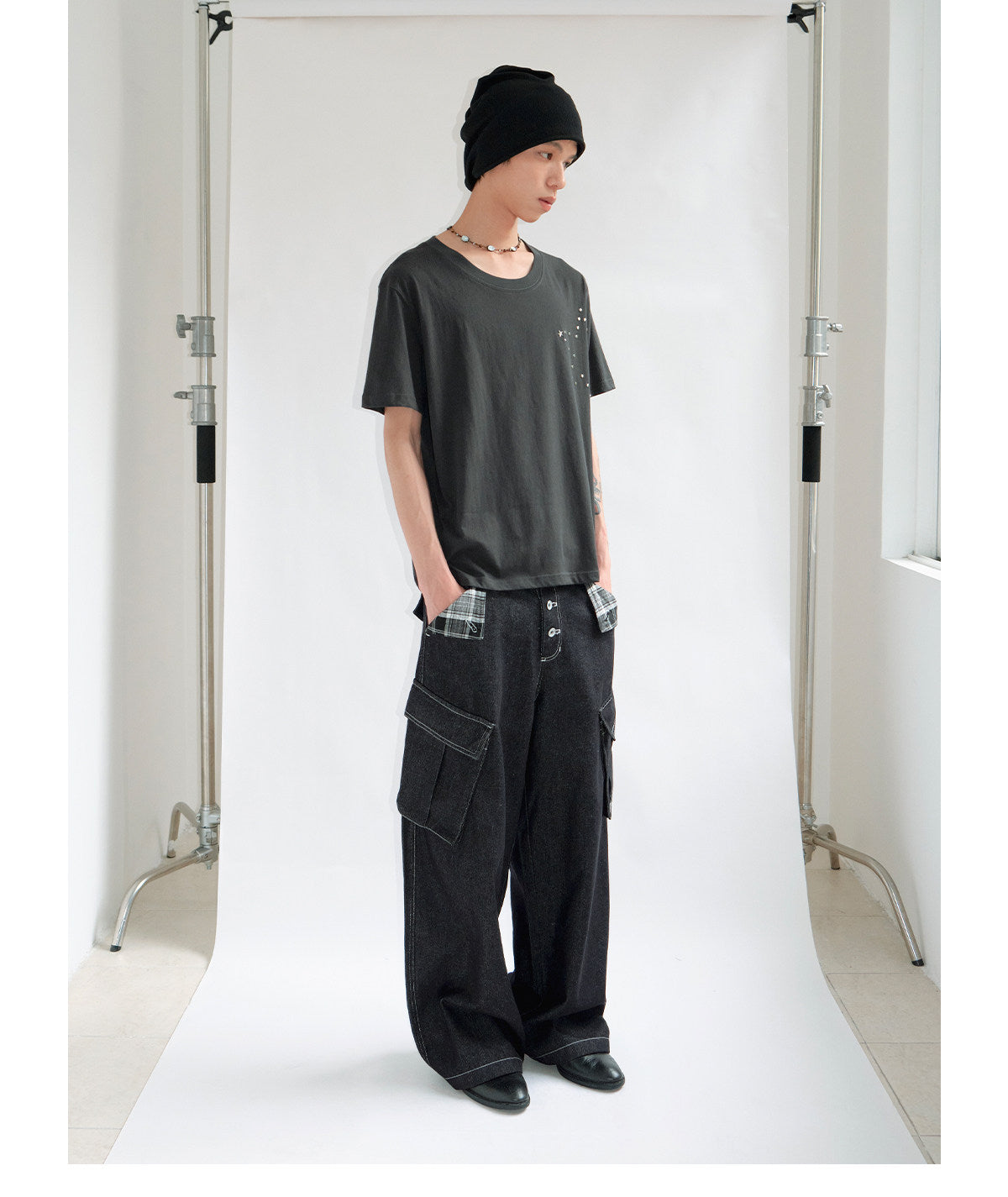 Studs Short Sleeve T-Shirt