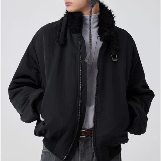 Fur Collar MA-1 Bomber Jacket