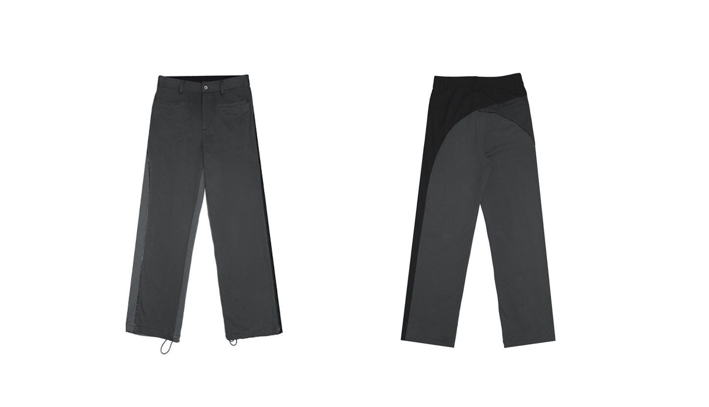 Leather rope sweatpants