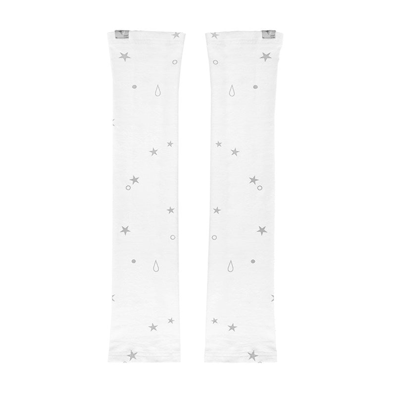 "Tears Star" stretch knit print socks