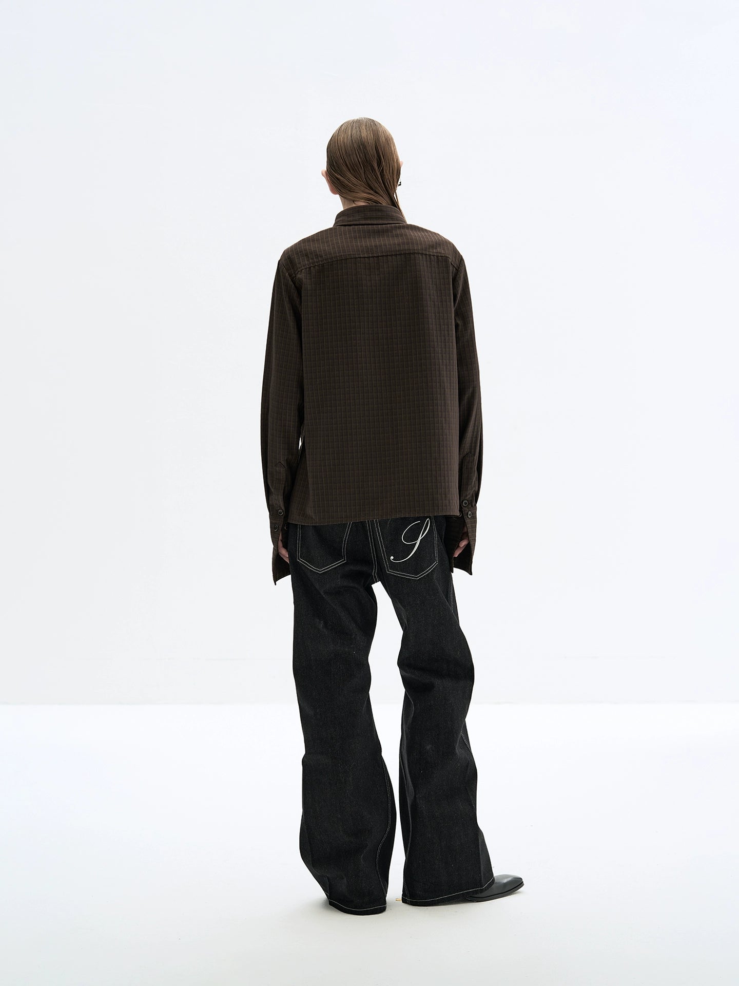 Full-Shoulder Long Sleeve Shirt