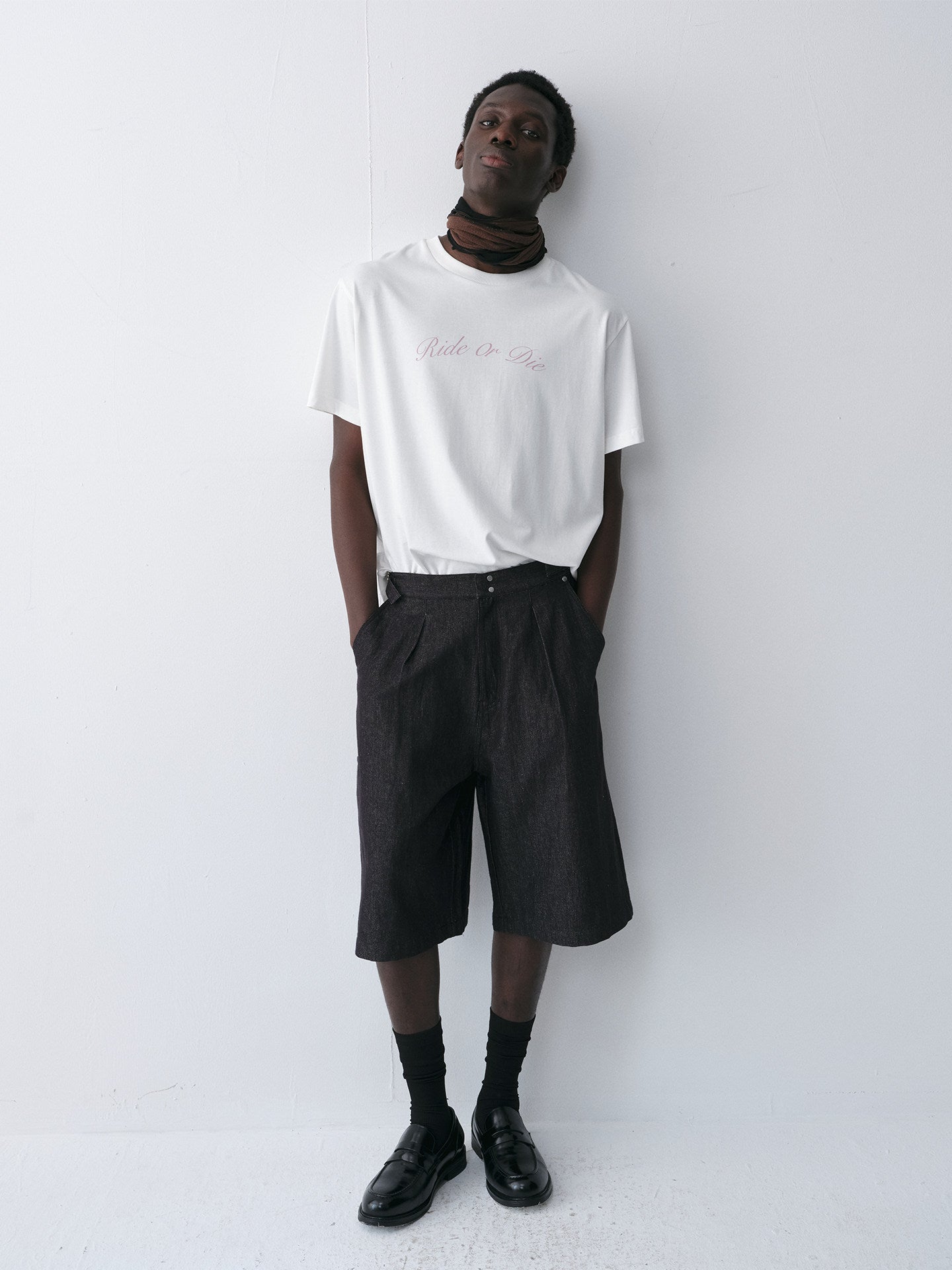Double Pleated Shorts