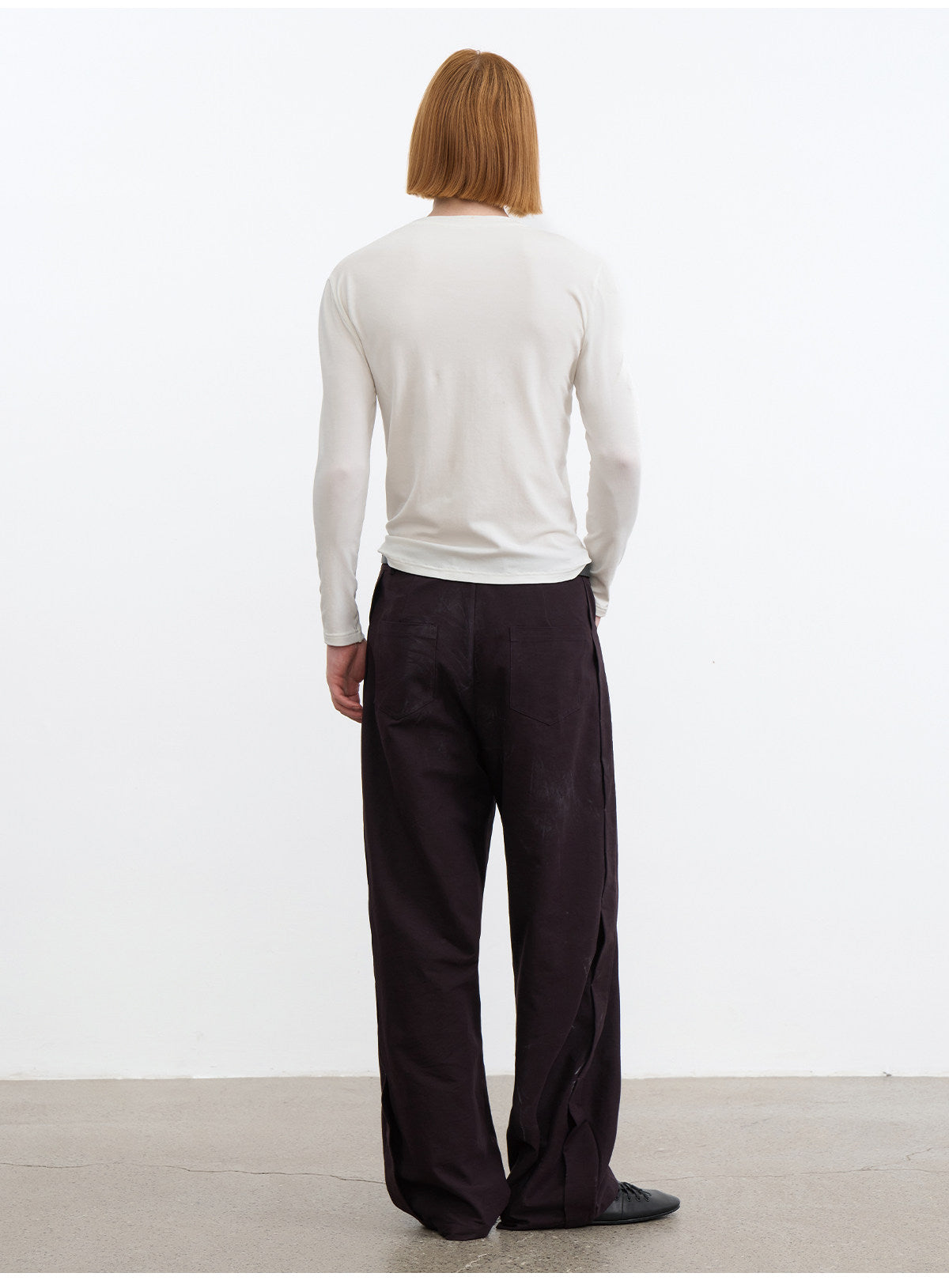 "Strength" Henry Collar Long Sleeve