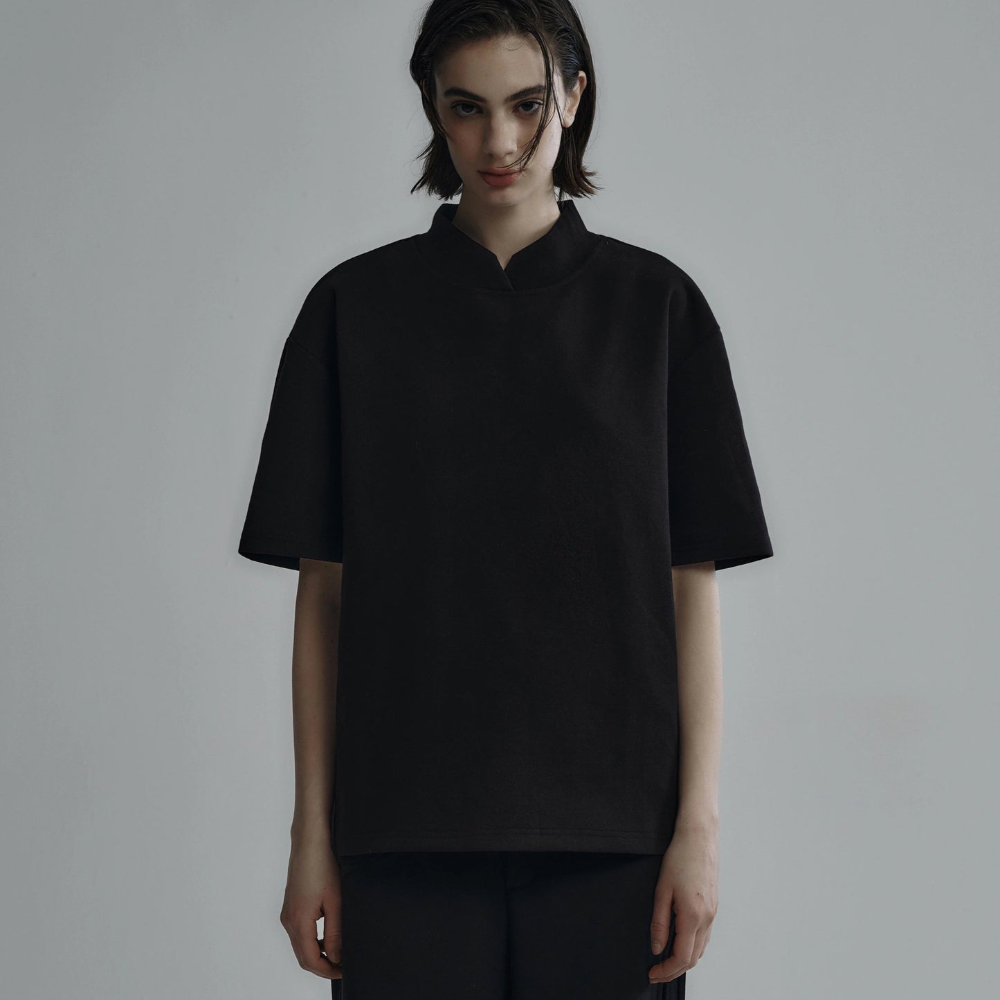 Petal Collar Short Sleeve T-Shirt