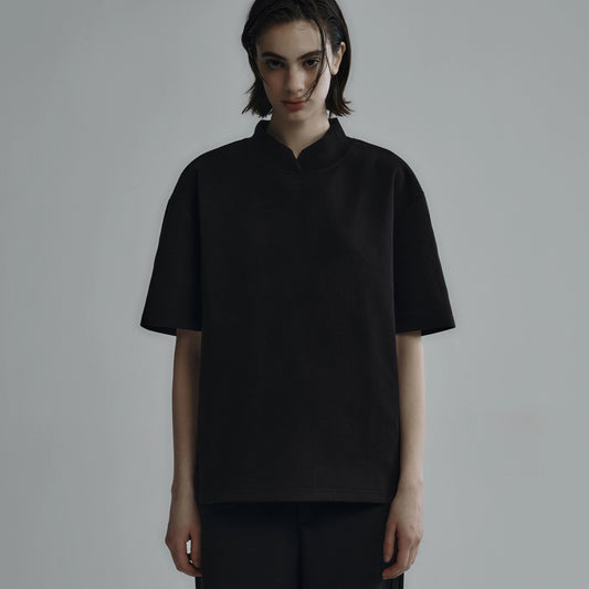 Petal Collar Short Sleeve T-Shirt