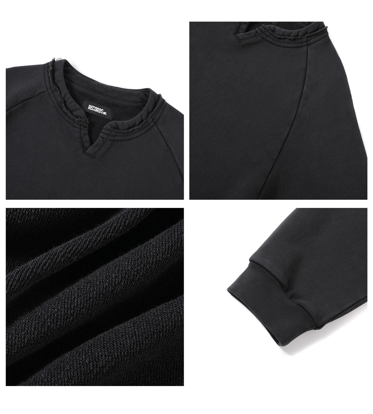 SPLIT NECK Sweatshirt