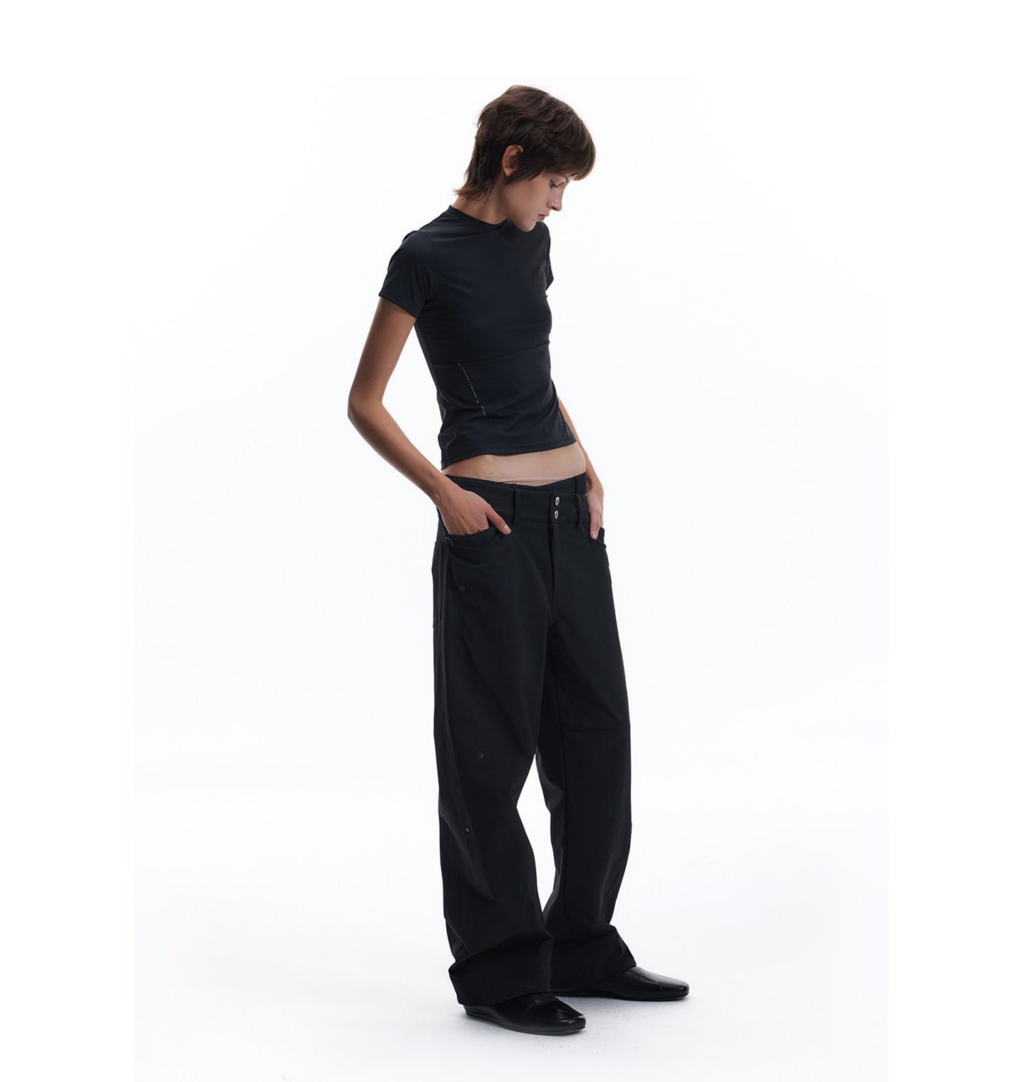 Water proof Double Waist Engineer Trousers