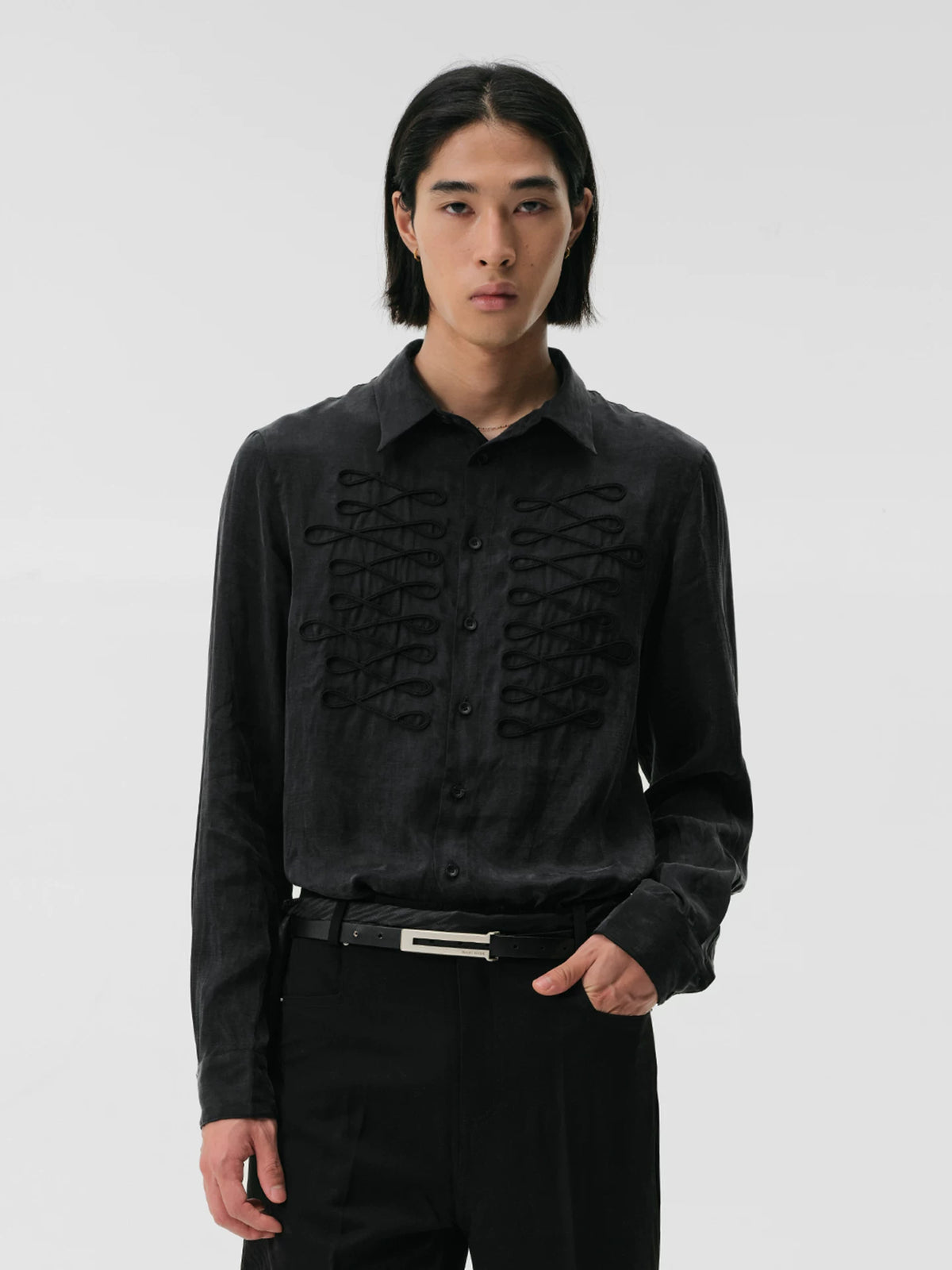 Napoleon embroidery shirt