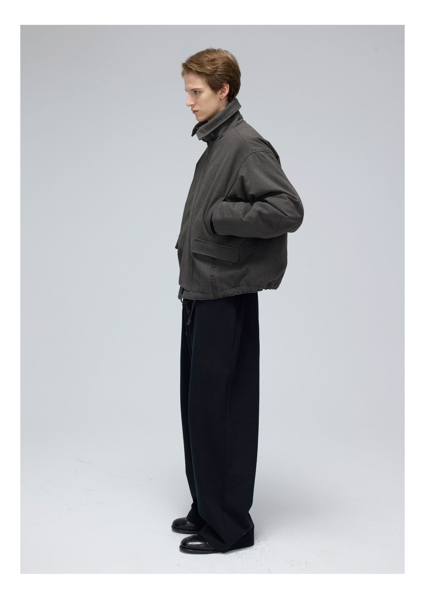 Zipper padded jacket
