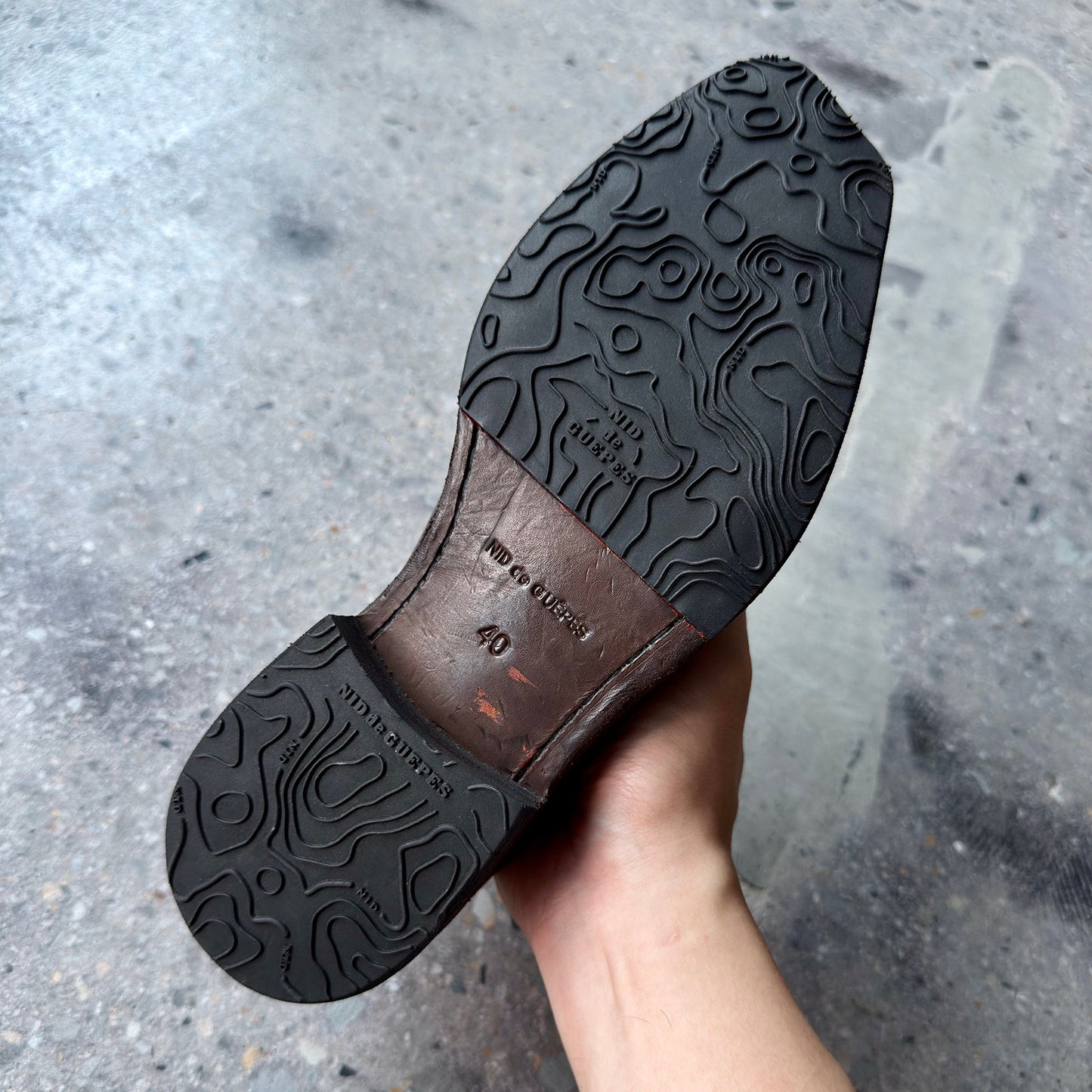 Pointed Toe Washable Horsehide Loafers