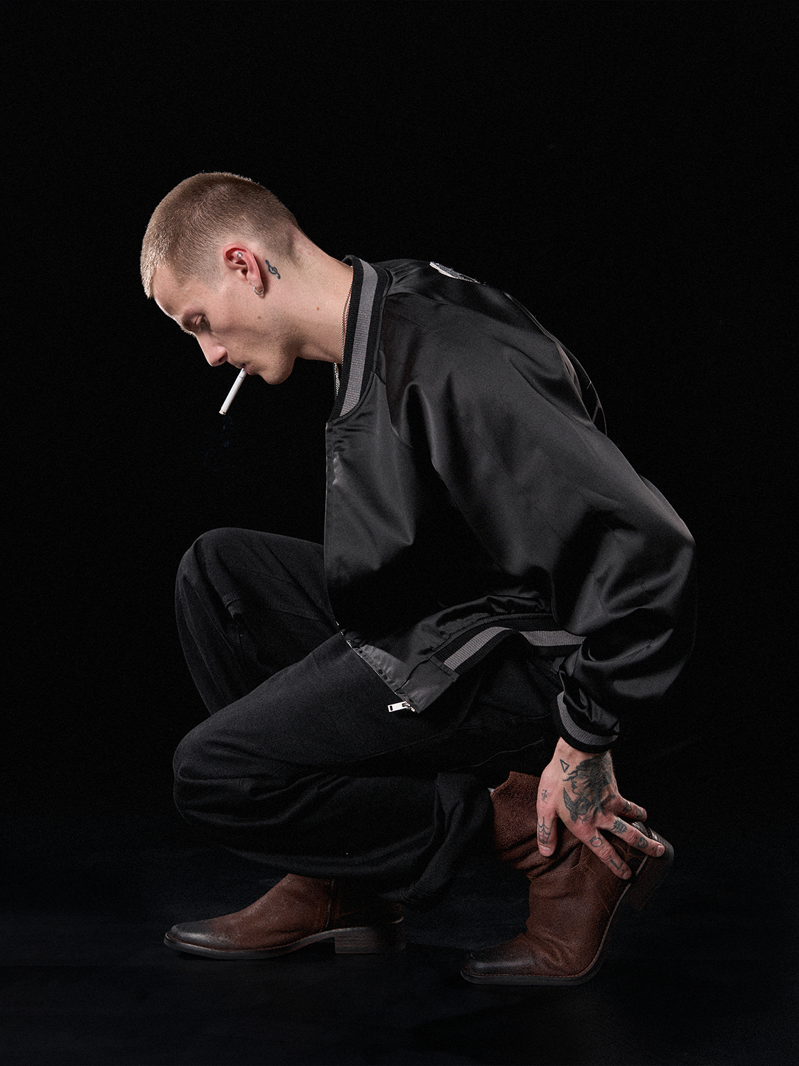 'TEXAN BOOTS'  leather Chelsea boots