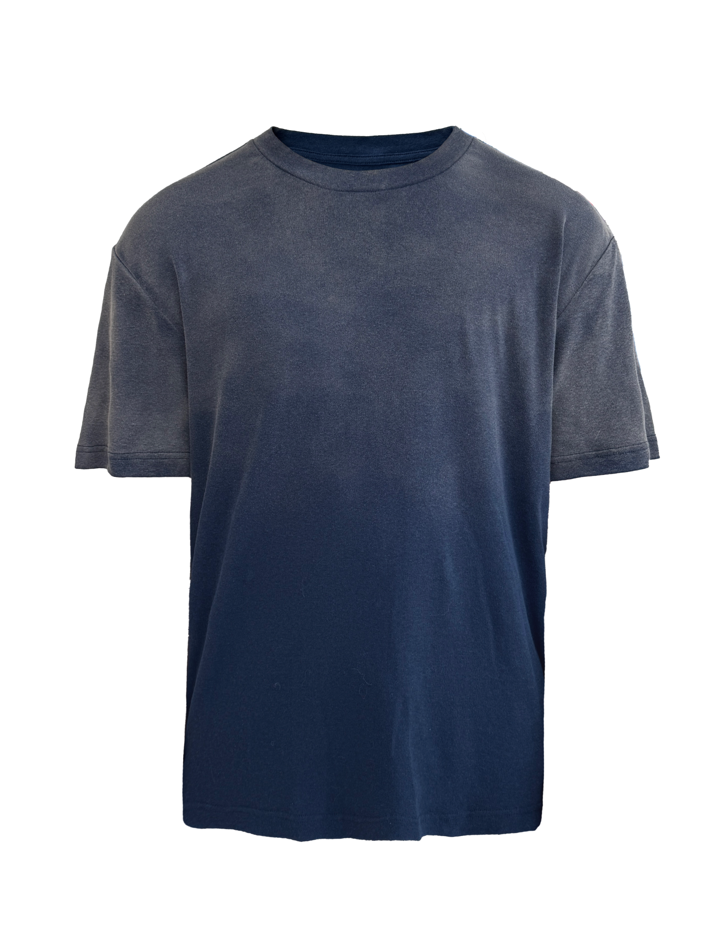 Washed faded short-sleeve T-shirt