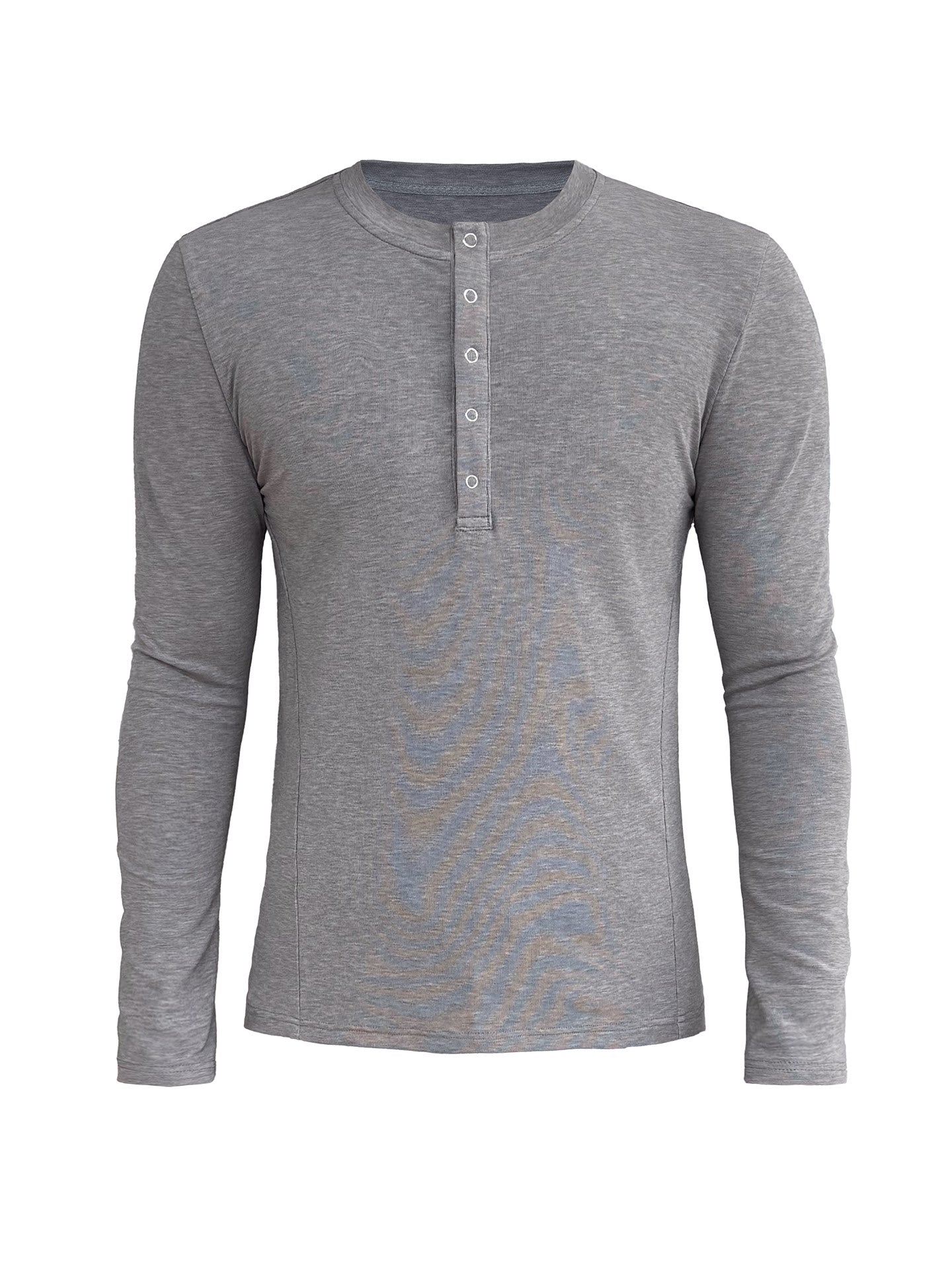 "Strength" Henry Collar Long Sleeve