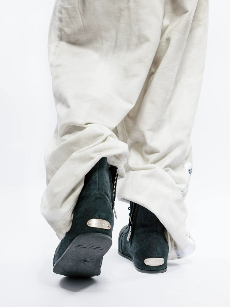 ROCKSTA X FVVO leather suede platform shoes