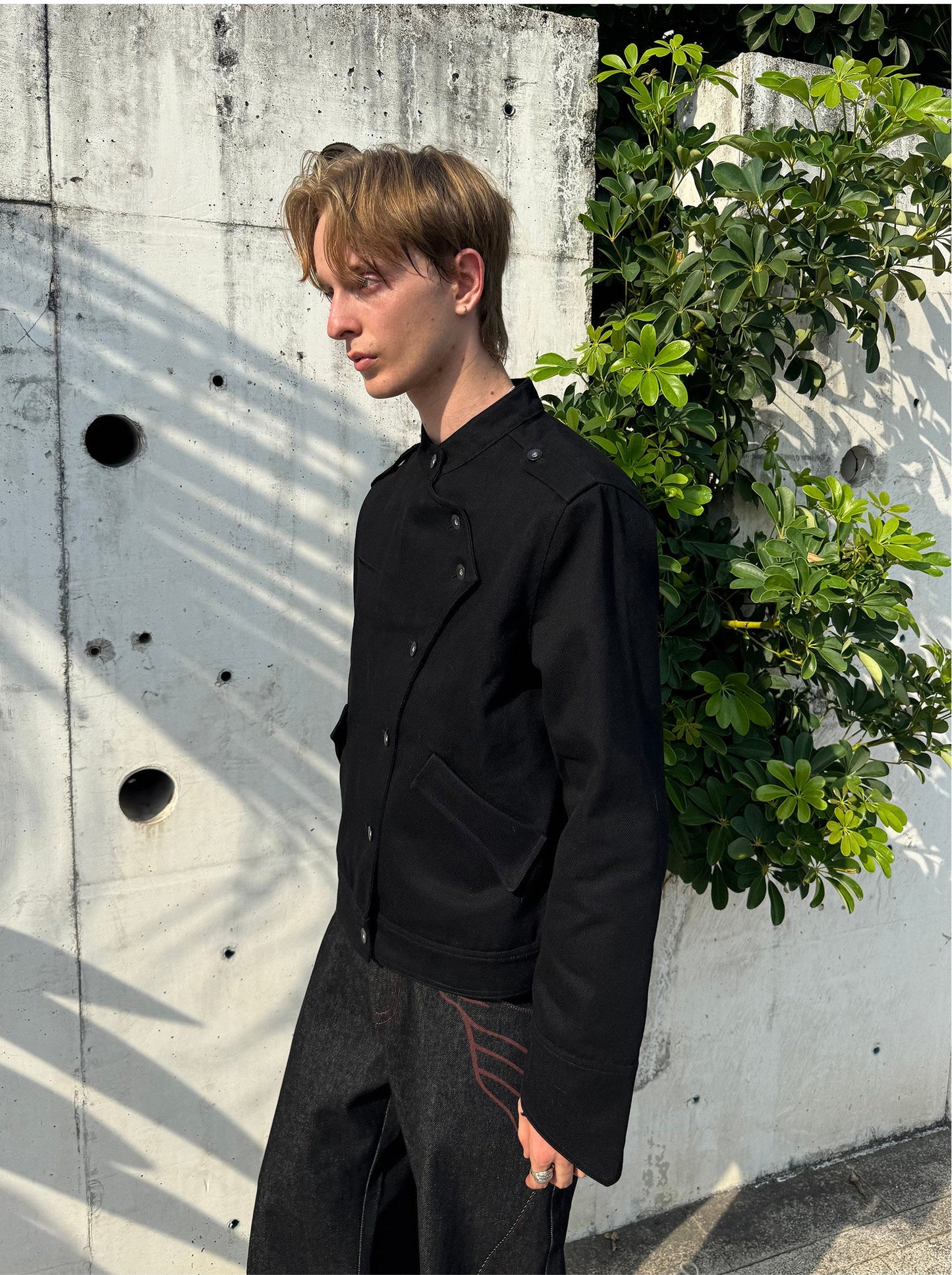 "Sword Rider" stand-up collar warlord jacket