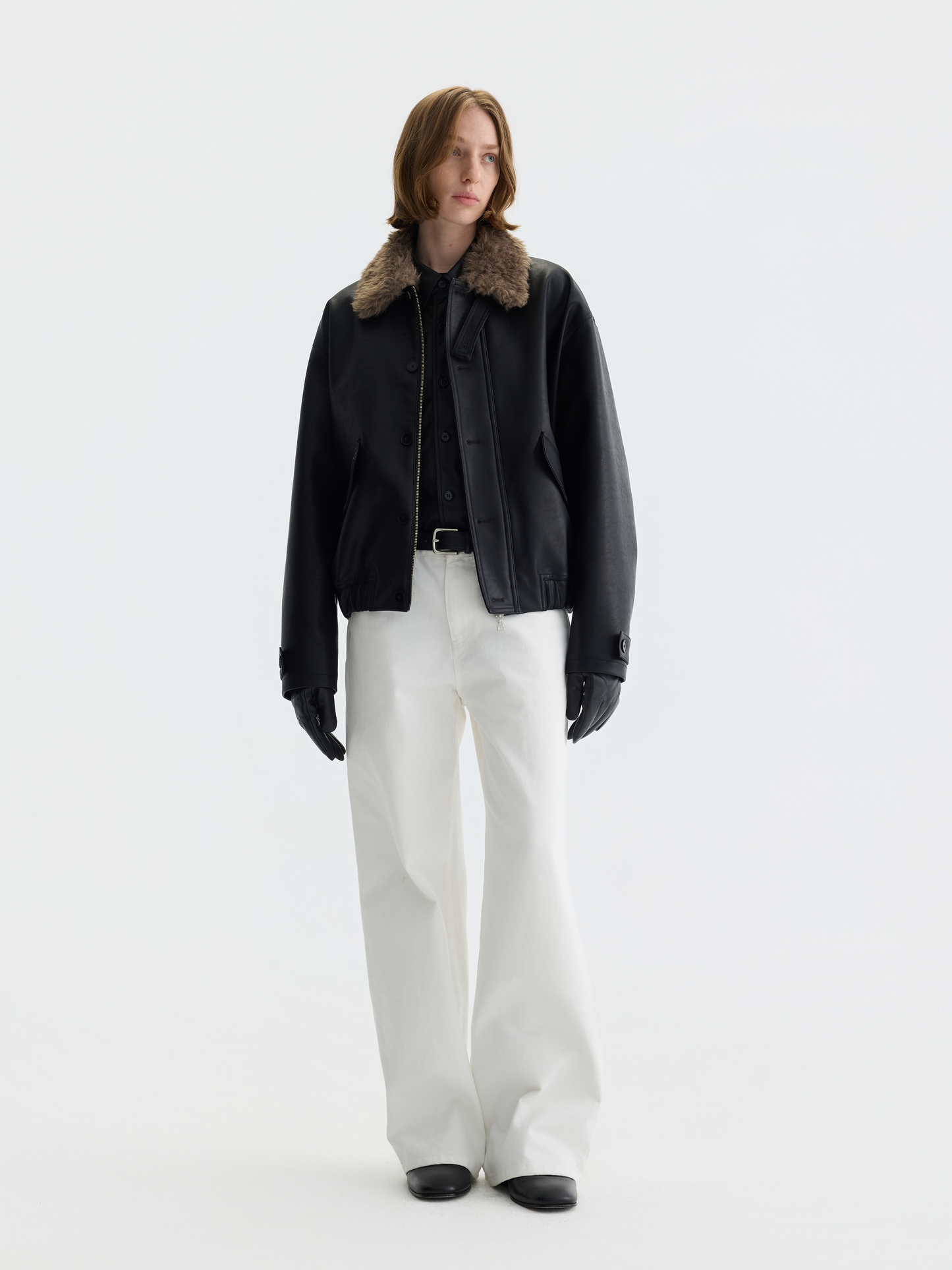 SHEARLING LEATHER JACKET