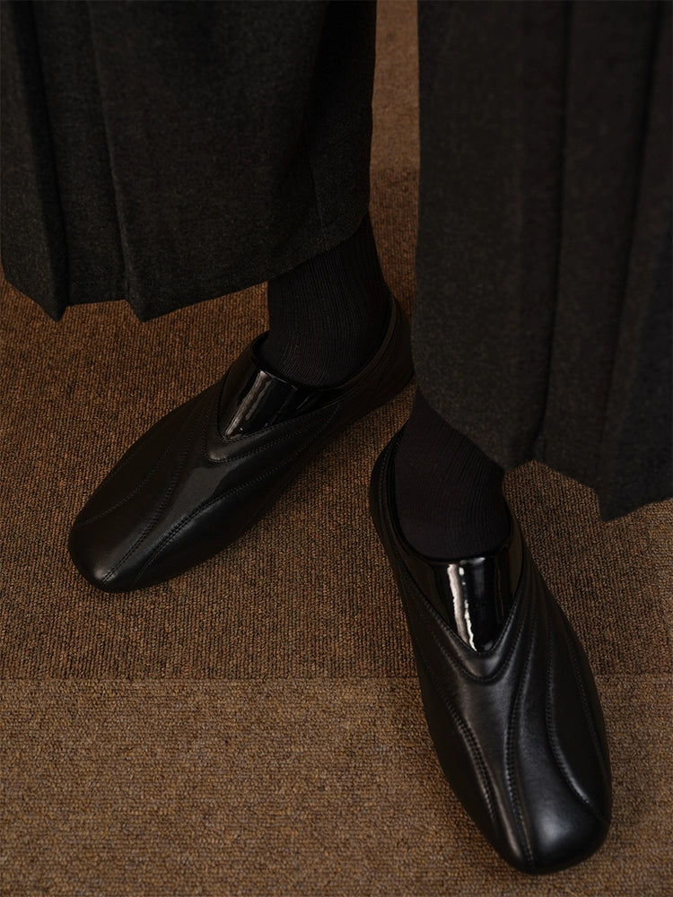 Racing Streamline Leather Shoes