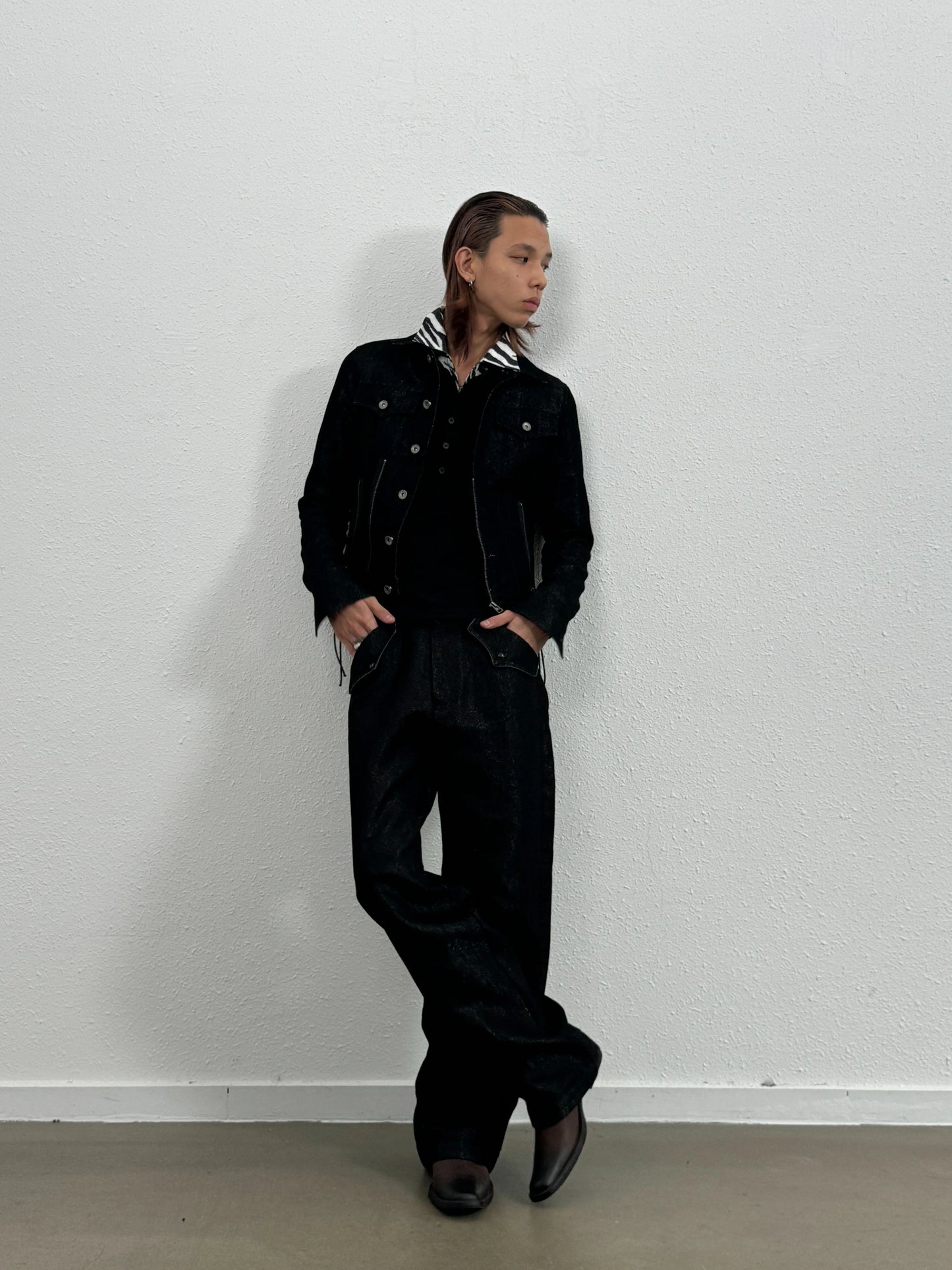 "RUDEBART Skeleton" straight jeans