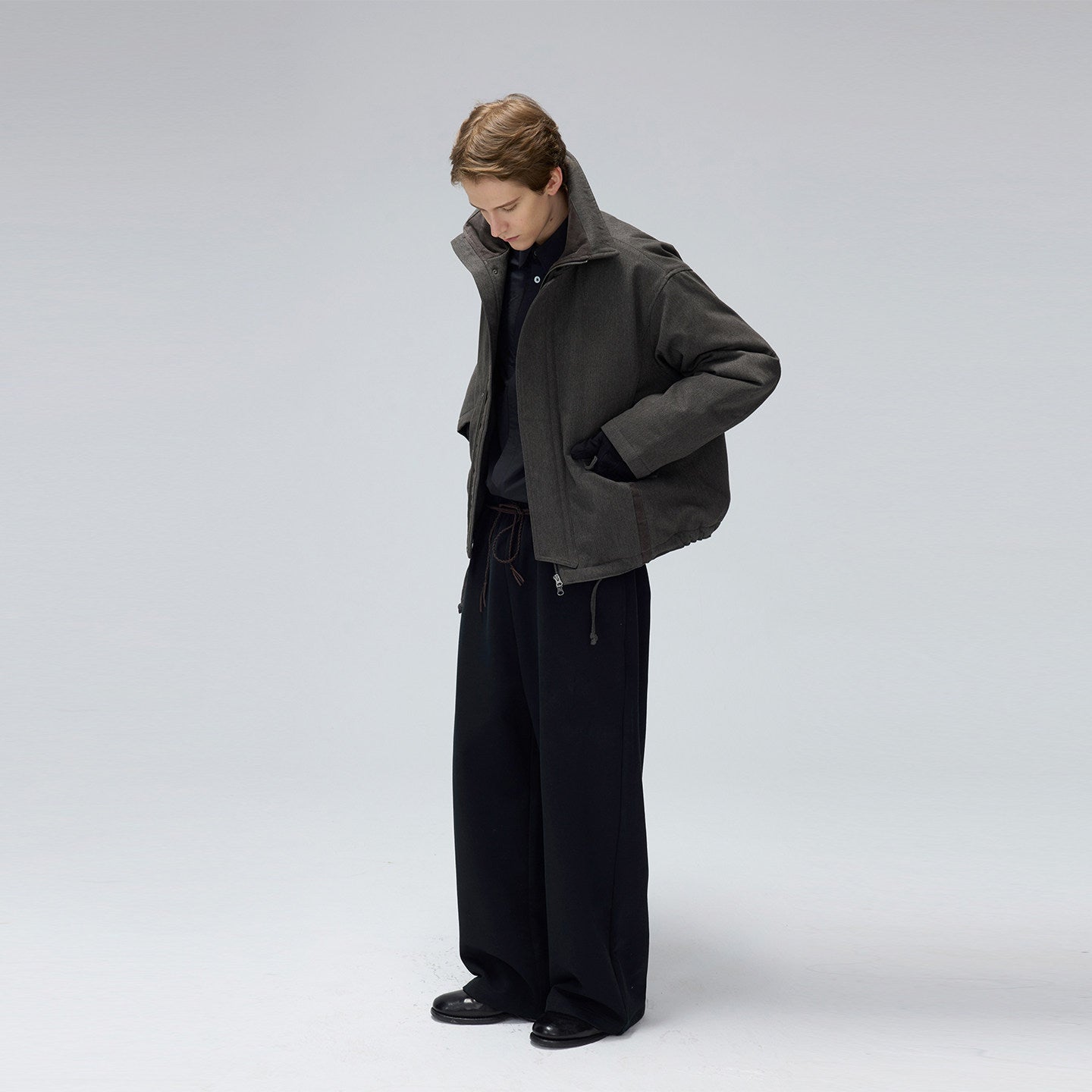 Zipper padded jacket