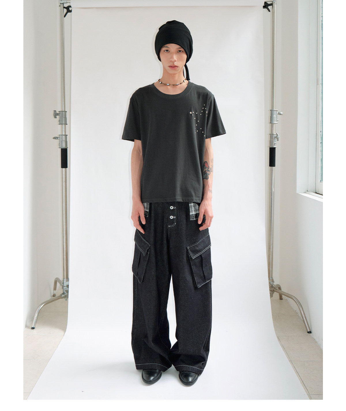 Studs Short Sleeve T-Shirt